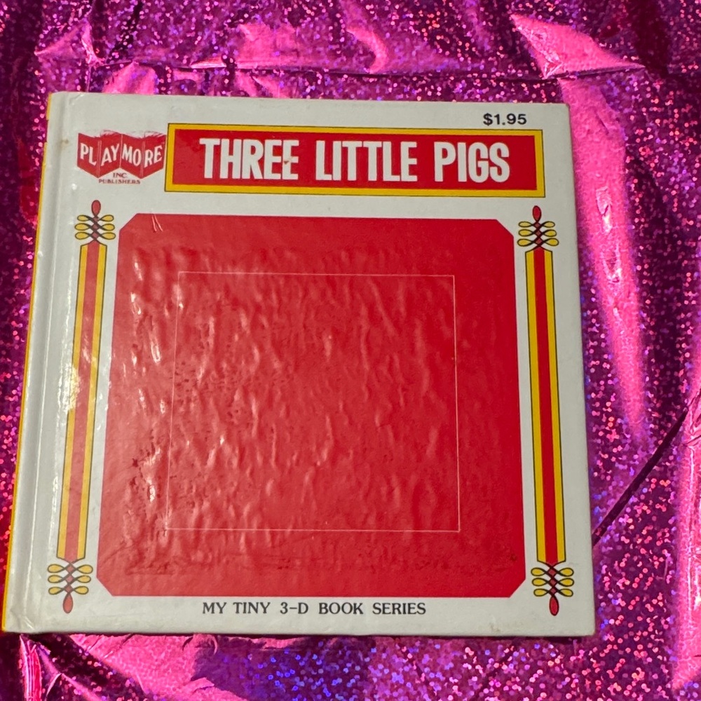 Playmore- Three Little Pigs Kids Book 1970